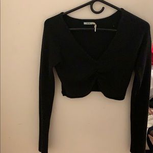 Long sleeve crop top